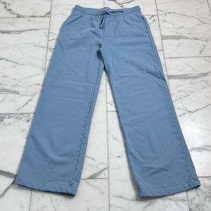 TNA Cozy Fleece Boyfriend Wide Sweatpants Sz M